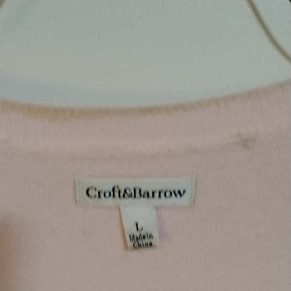 Croft & Barrow Pink Cardigan Sweater - Picture 2 of 6